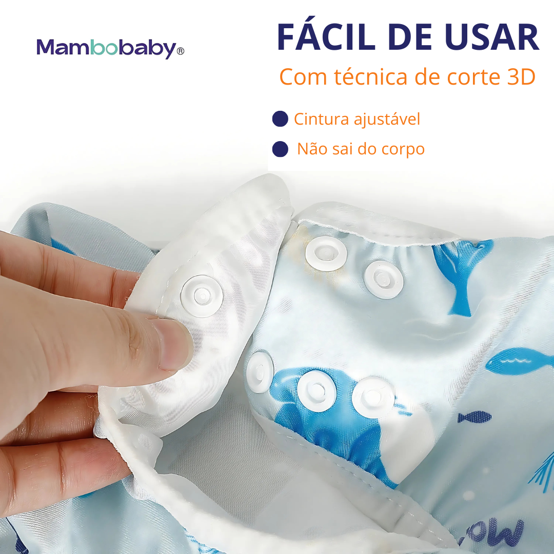 Fralda Para Piscina Reutilizável Mambobaby