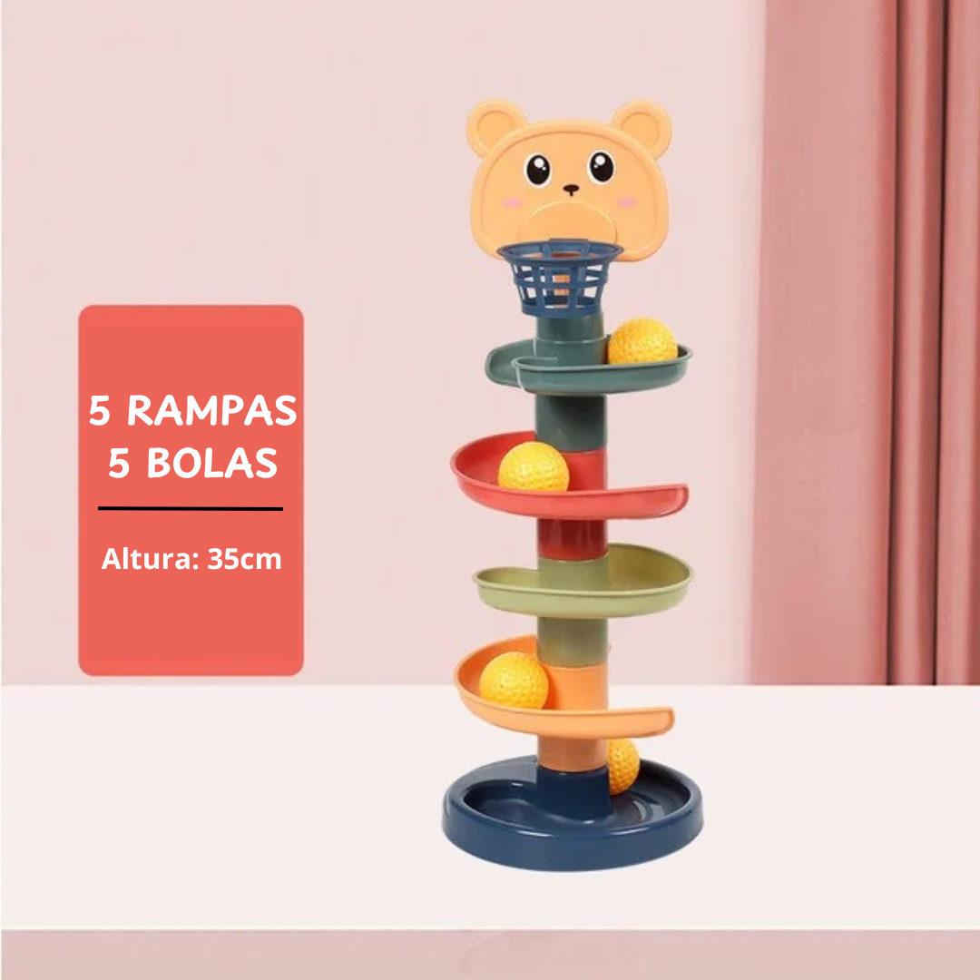 Torre Rola Bola Montessori para Crianças