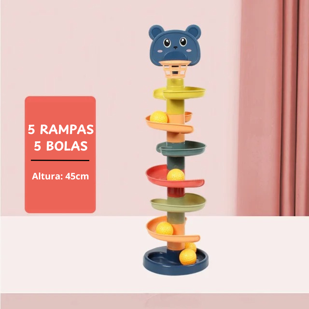 Torre Rola Bola Montessori para Crianças