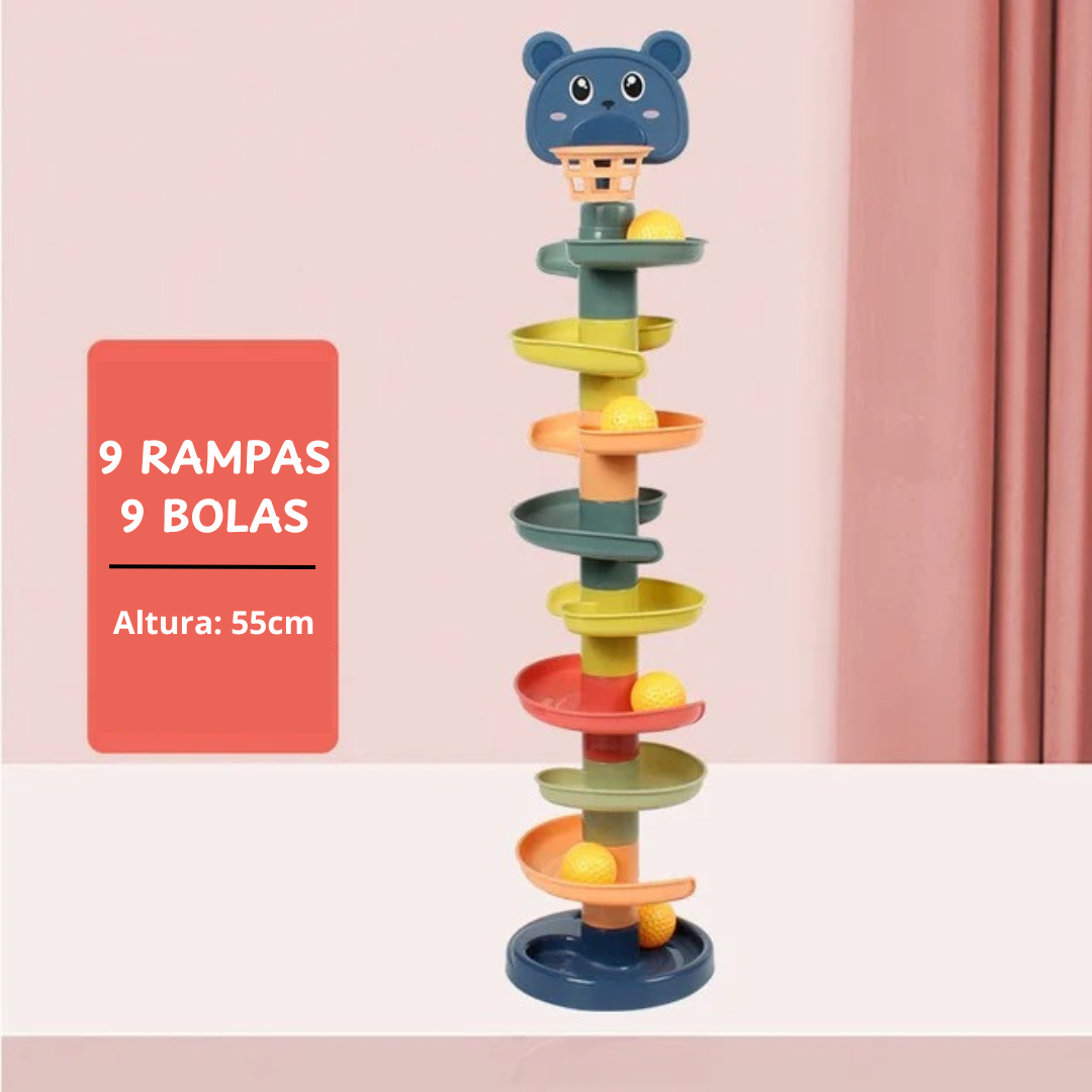 Torre Rola Bola Montessori para Crianças