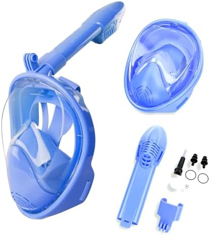 Máscara de Mergulho Snorkel Infantil 180°