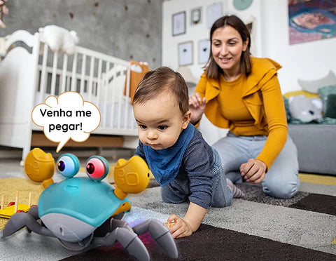 Caranguejo Fujão Interativo MamboBaby