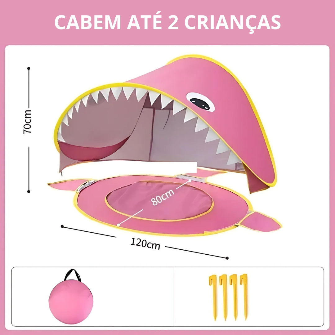 Tenda Infantil Com Piscina e Proteção Solar