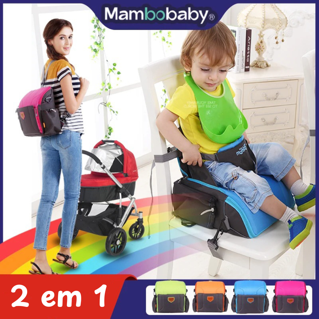 Mochila Cadeirinha 2 em 1 Mambobaby