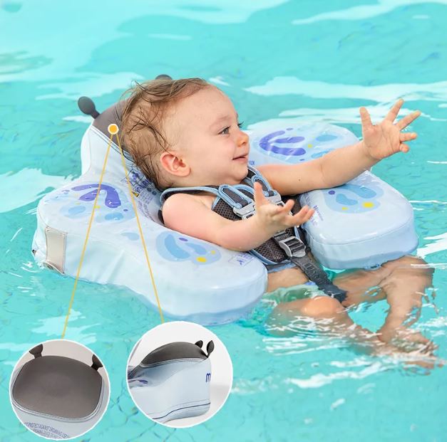 Boia MamboBaby Butterfly Com Cobertura e Proteção Solar