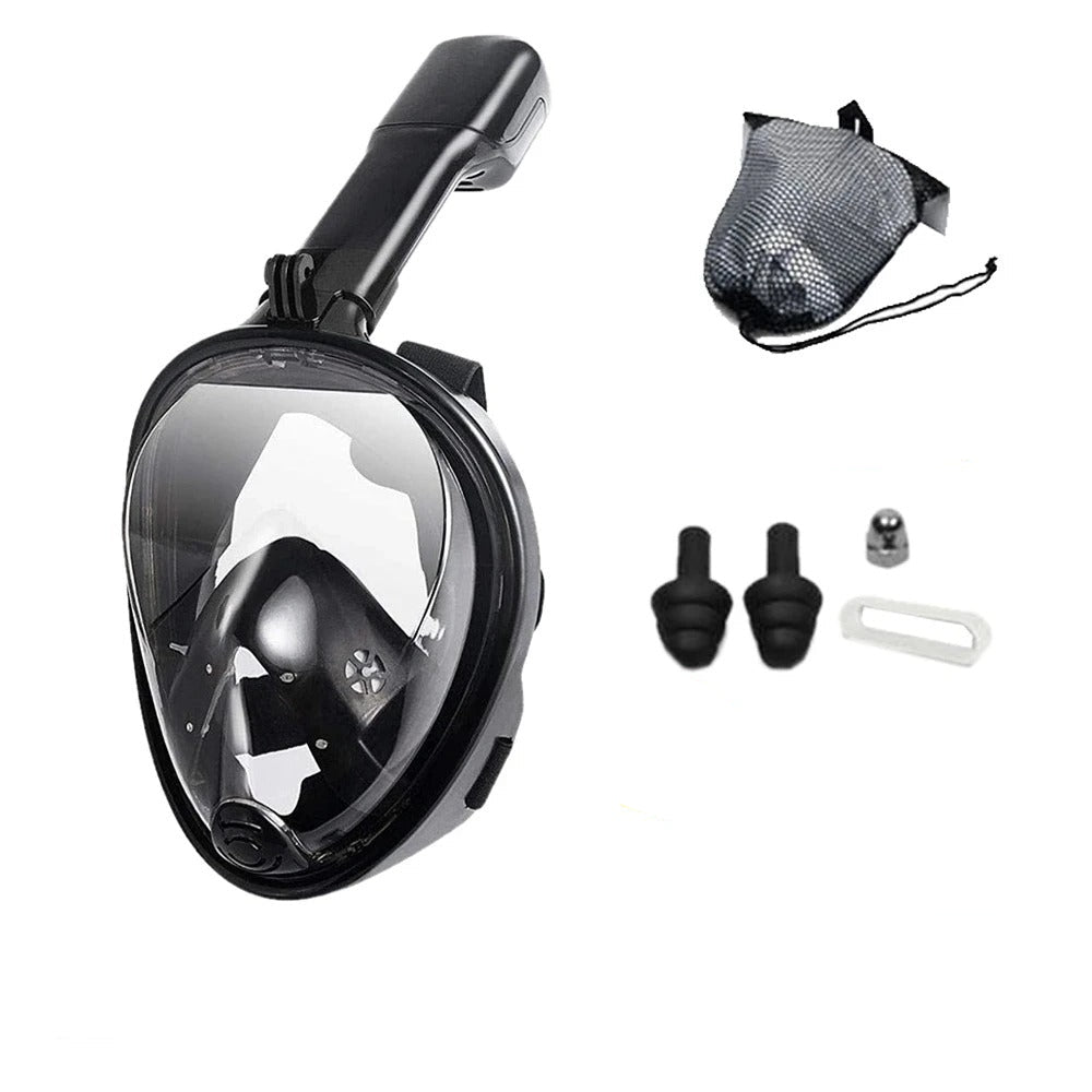 Máscara de Mergulho Snorkel Infantil 180°