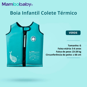 Boia Infantil Colete Térmico Mambobaby