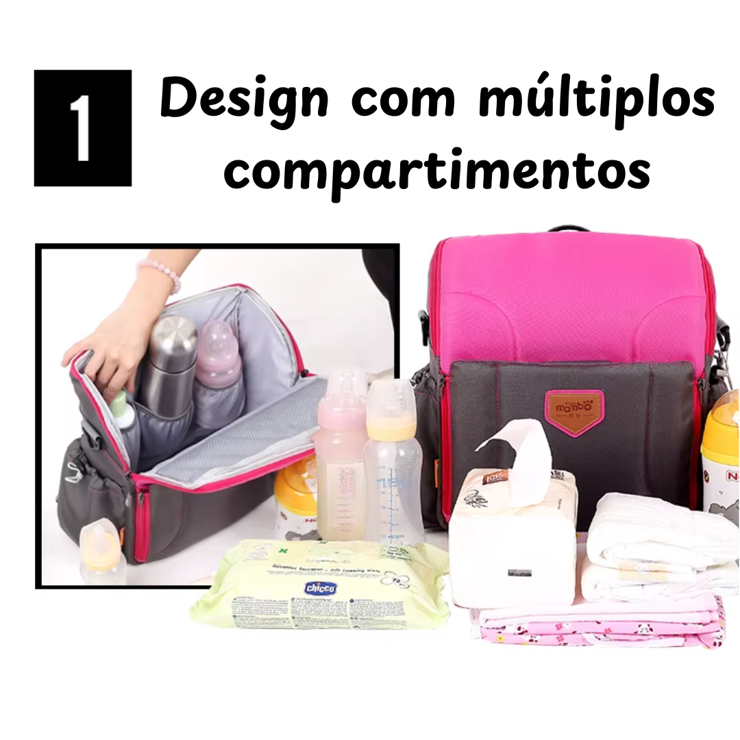 Mochila Cadeirinha 2 em 1 Mambobaby
