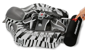 Boia Mambobaby Zebra Deluxe Com Cobertura e Proteção Solar
