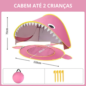 Tenda Infantil Com Piscina e Proteção Solar