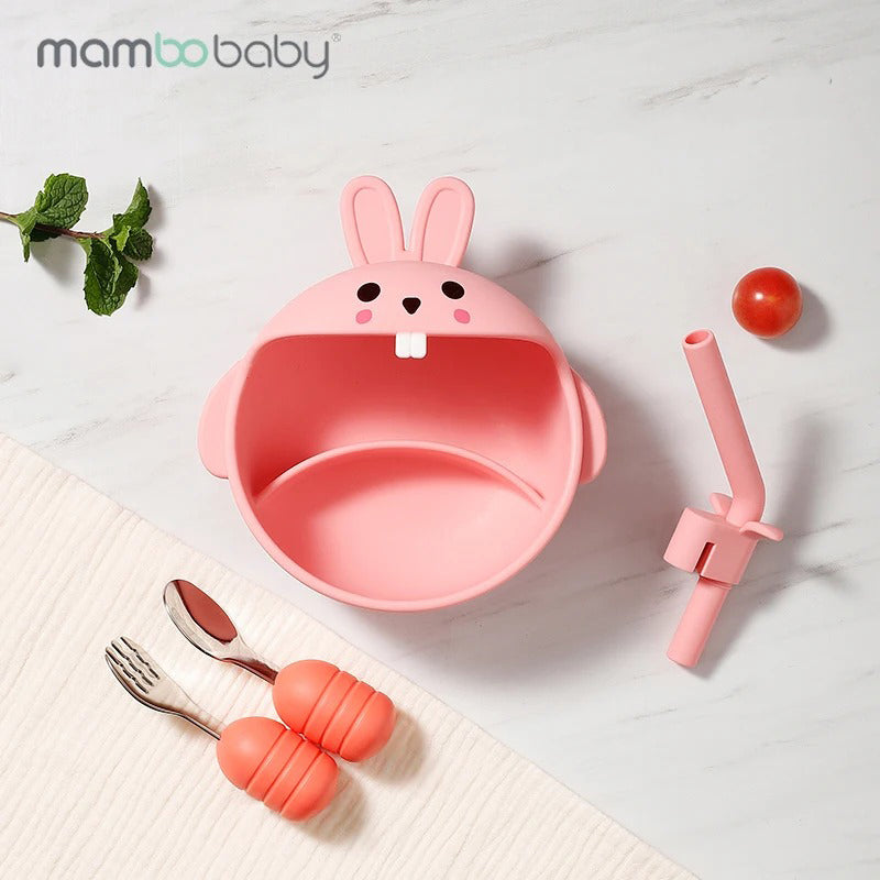 Utensilios de Silicone para Alimentação Infantil
