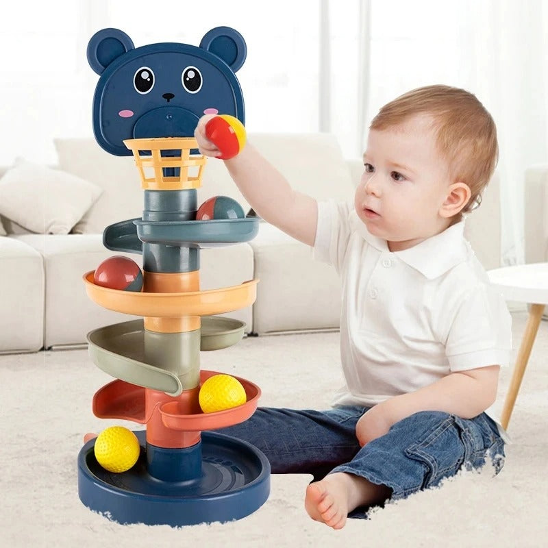 Torre Rola Bola Montessori para Crianças