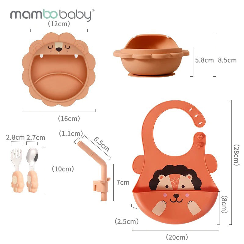 Utensilios de Silicone para Alimentação Infantil
