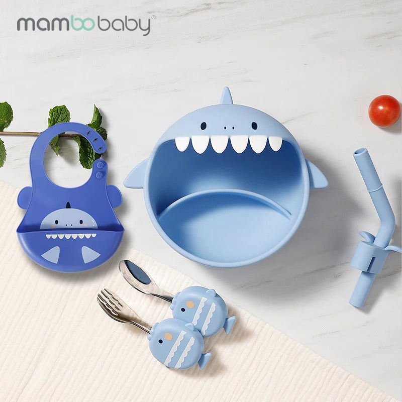 Utensilios de Silicone para Alimentação Infantil