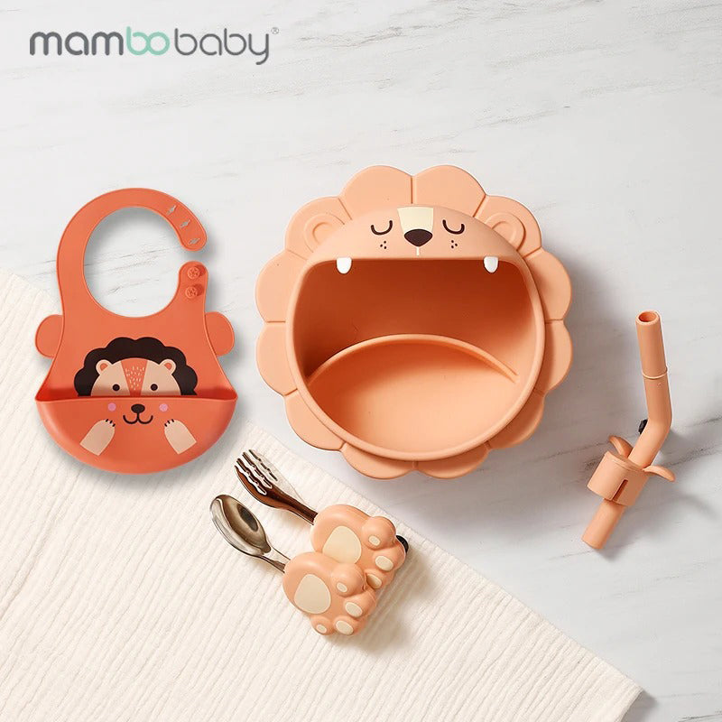 Utensilios de Silicone para Alimentação Infantil